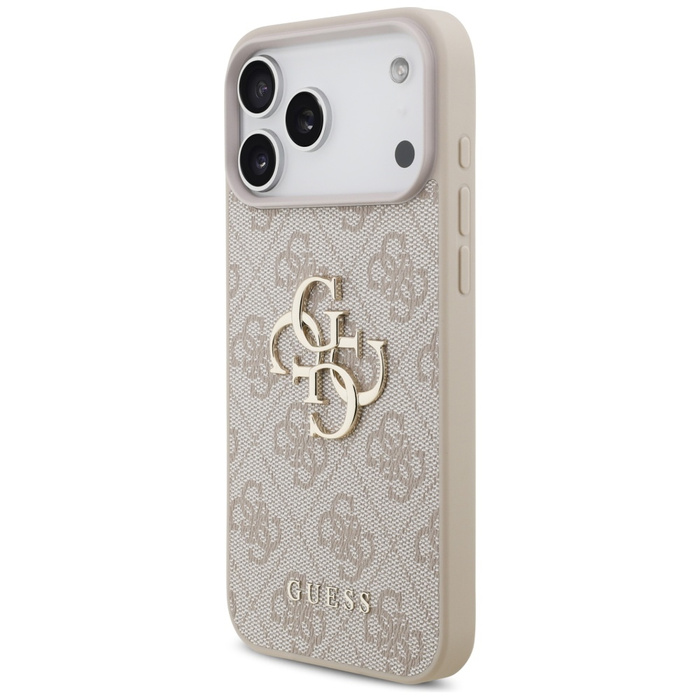 Etui Guess 4G Strap 4G Classic Logo do   iPhone 17 Pro Max różowy