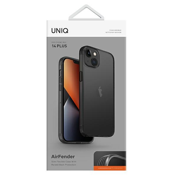 UNIQ etui Air Fender iPhone 14 Plus 6,7" szary/smoked grey tinted