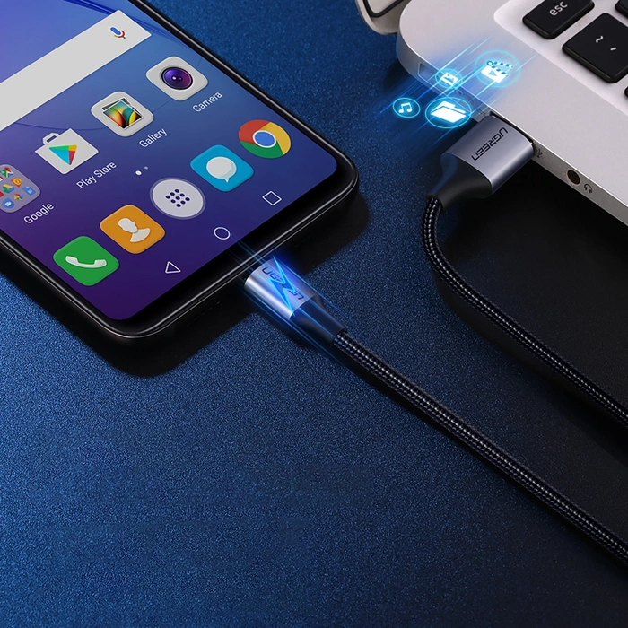 Ugreen kabel przewód USB - micro USB 2m szary (60148)