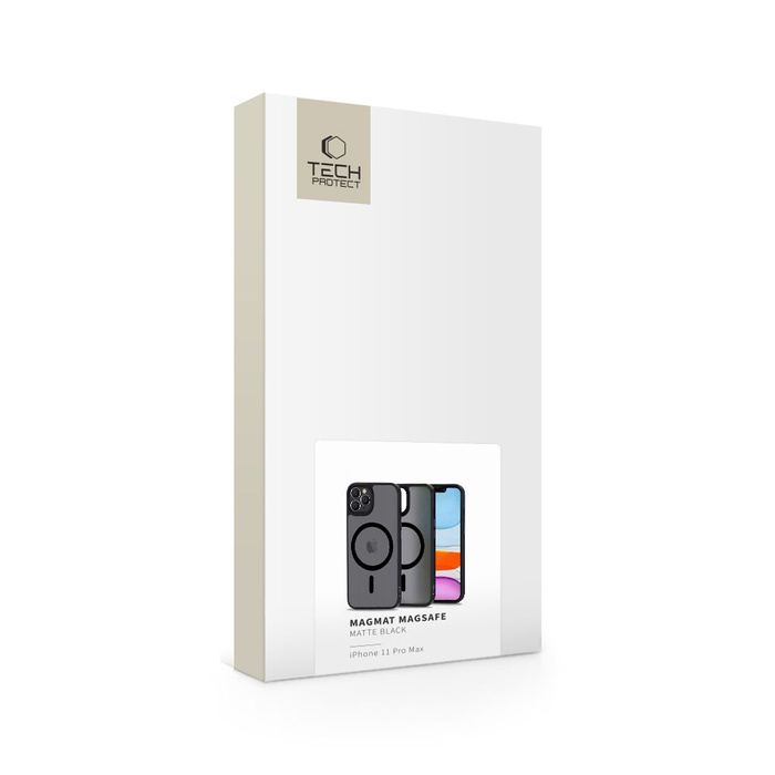 Etui Tech-protect Magmat Magsafe iPhone 11 Pro Max Matte Black
