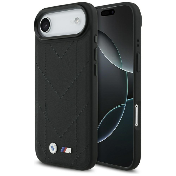 Etui BMW M Quilted Logo MagSafe do       iPhone 17 Air czarny