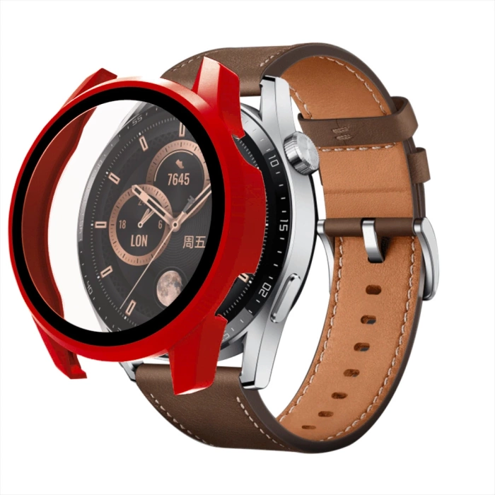 Szkło ochronne do Huawei Watch GT3 42mm - czerwone