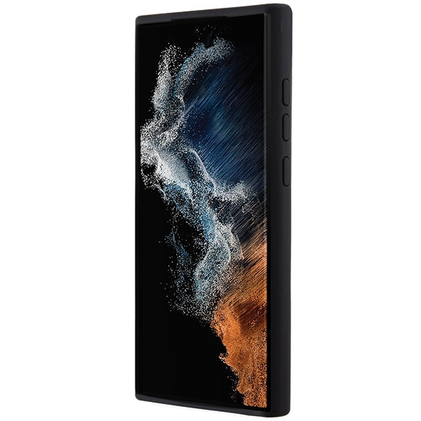 Etui Karl Lagerfeld KLHCS24LSMHKNPK S24 Ultra S928 czarny/black Silicone Ikonik Metal Pin