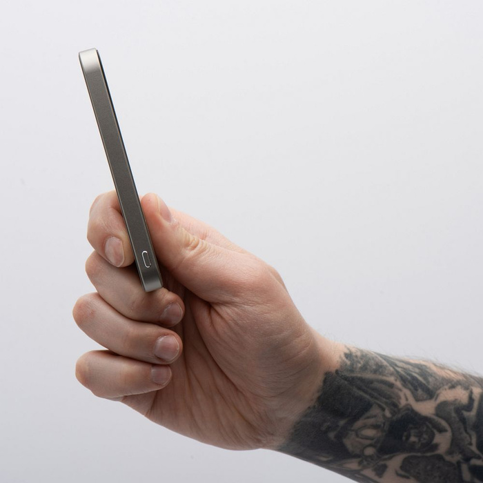 Powerbank zgodny z MagSafe Forcell F-Energy SuperSlim F5K8 QC4.0 PD3.0 15W 5000 mAh tytanowy pustynny 0INT