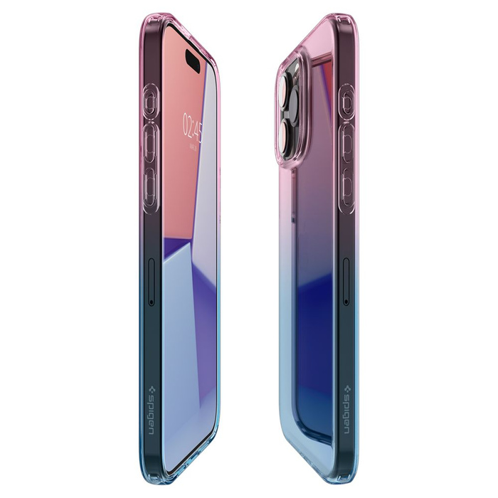 Etui Spigen Liquid Crystal iPhone 15 Pro Gradation Pink Case