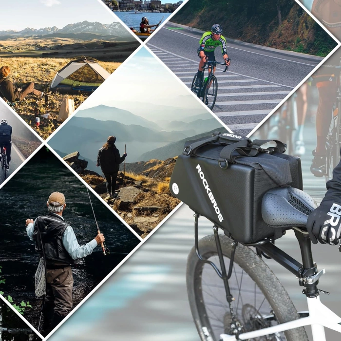 Torba Rockbros 30140090001 rowerowa na bagażnik 11,6l - czarna