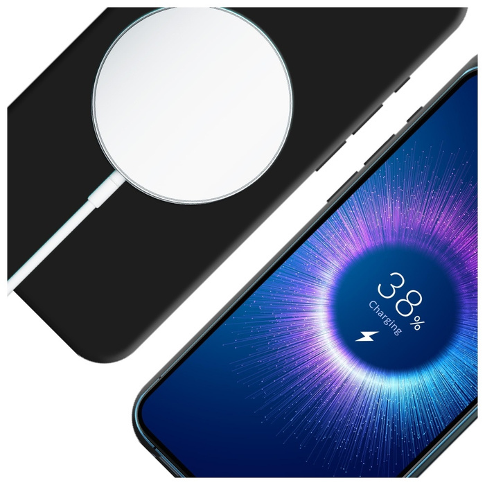 Etui 3MK Hardy MagSilicone do Apple      iPhone 16e czarny