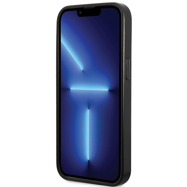 Etui Guess GUHCP13XPS4DGPK iPhone 13 Pro Max 6.7" czarny/black hardcase Strass Metal Logo Case