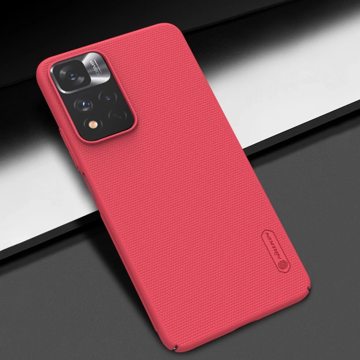 Nillkin Super Frosted Shield Pro wytrzymałe etui pokrowiec Xiaomi Redmi Note 11 Pro+ 5G czarny