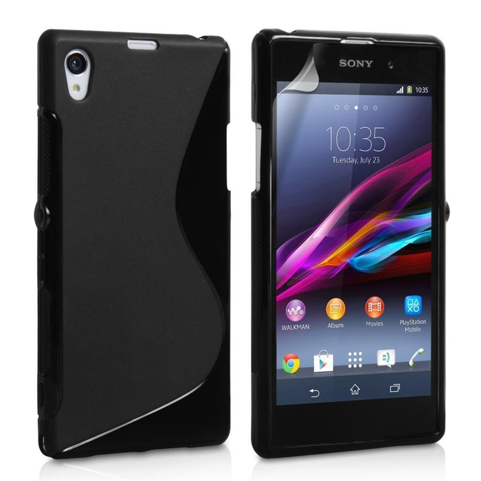 Pokrowiec S-Line Sony Xperia U Czarny Etui Silikon