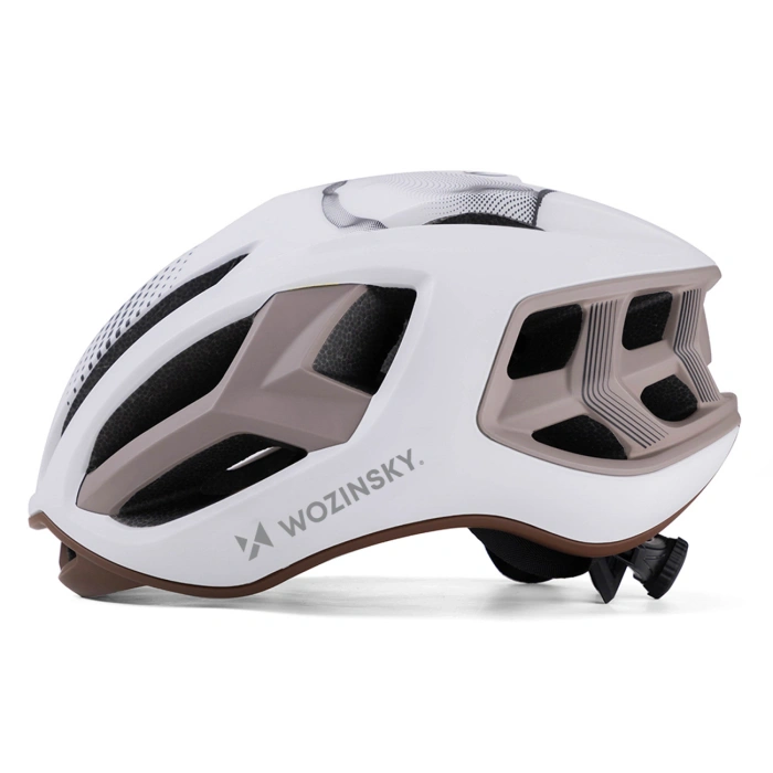 Kask rowerowy szosowy Wozinsky ultracienki L - taupe