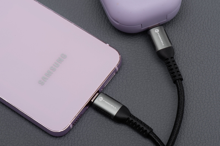 Kabel USB C do USB C Forcell F-Energy QC4.0 PD 5A 240W Cafule 3 m C263 czarny