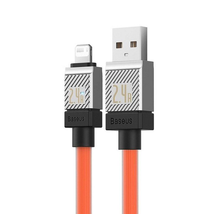BASEUS kabel USB do Apple Lightning 8-pin CoolPlay 2,4A 2m pomarańczowy CAKW000507