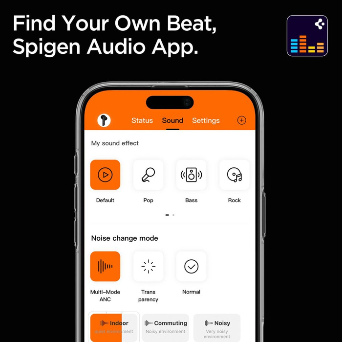 SŁUCHAWKI BLUETOOTH SPIGEN SA2403 ANC PRO HEADPHONES CZARNE