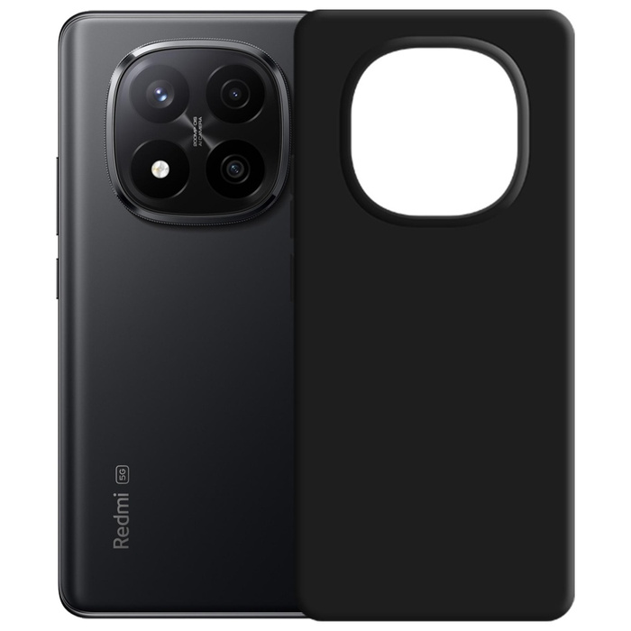 Etui 3MK Silicone Case do Xiaomi Redmi   Note 14 Pro+ czarny