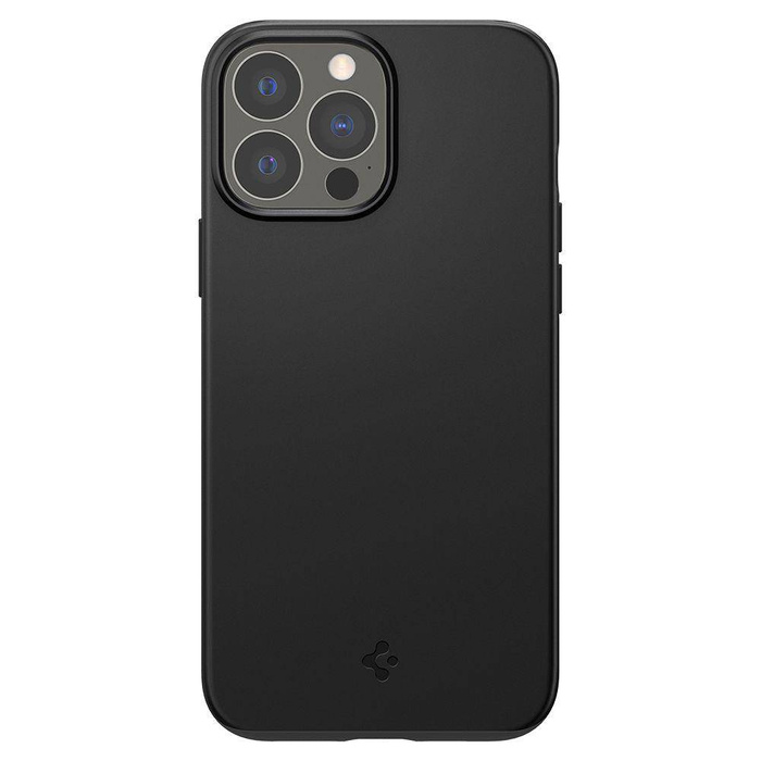 Etui Spigen IPhone 13 Pro Thin Fit Black Case + Szkło Hartowane SPIGEN Glas.Tr Slim