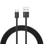 KABEL T-PHOX NETS TYPE-C BLACK 30 CM 2.4A ; PVC ; 0,3M