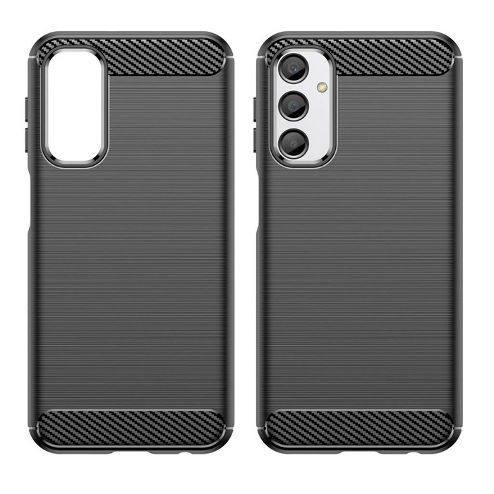 Etui Elastyczne etui wzór karbon do Samsung Galaxy M34 Carbon Case - czarne Case