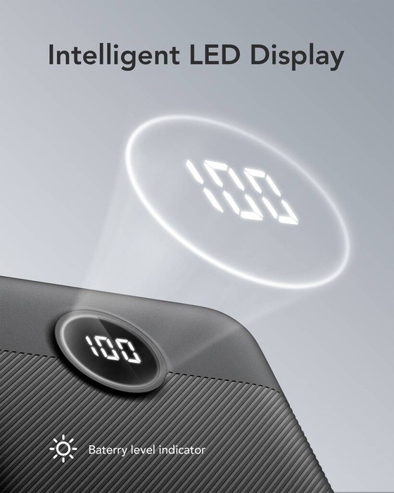 VEGER powerbank 20000 mAh PD QC3.0 2A 20W L20S (VP2039PD / W2039PD) czarny