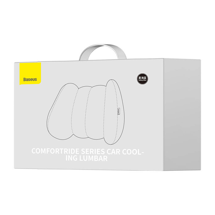 Poduszka lędźwiowa do samochodu Baseus ComfortRide - niebieska