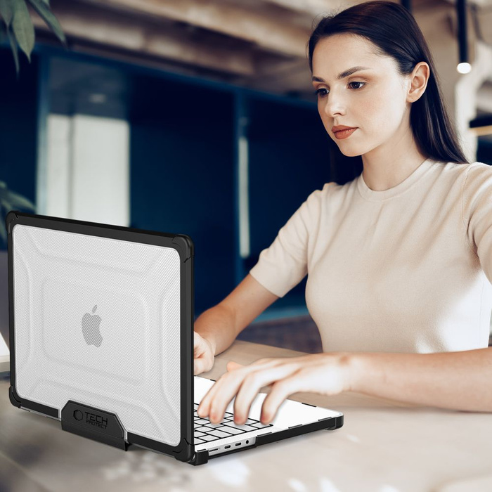 TECH-PROTECT SMARTSHELL PRO MACBOOK PRO 14 M1 / M2 / M3 / M4 / M5 2021-2025 BLACK/CLEAR
