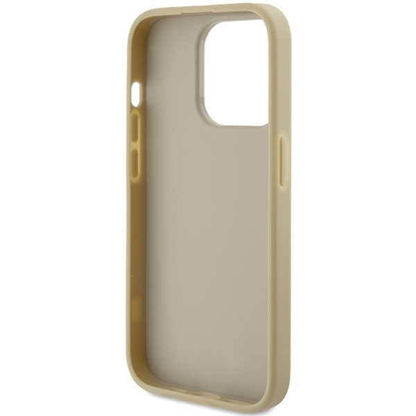 Etui Guess GUHCP15XHG4SGD iPhone 15 Pro Max 6.7" złoty/gold hardcase Glitter Script Big 4G Case