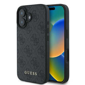 Etui Guess iPhone 16 Plus czarny/black HC PU 4G Classic