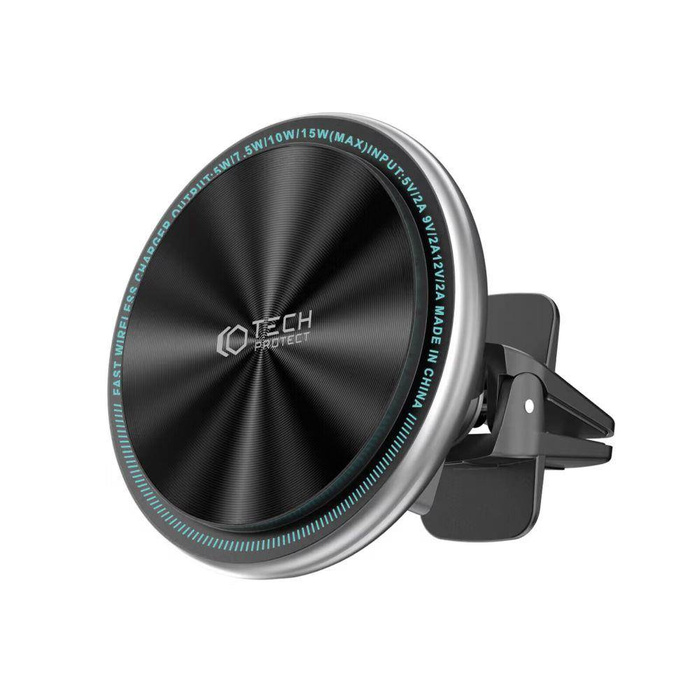 UCHWYT TECH-PROTECT A2 MAGNETIC MAGSAFE VENT CAR WIRELESS CHARGER 15W BLACK