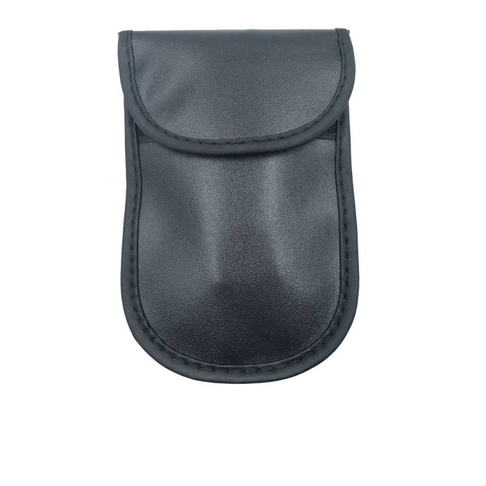Etui antykradzieżowe na klucze samochodowe blokujące fale radiowe Faraday Box klatka Faradaya 14 cm z 10 cm czarny
