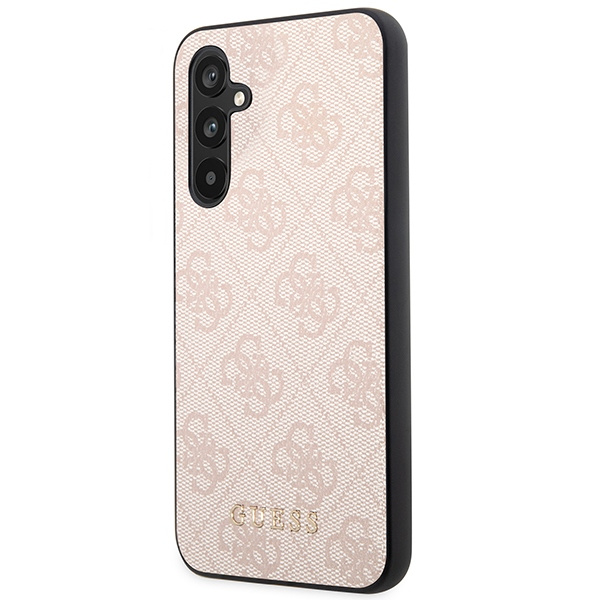Guess GUHCSA54G4GFPI A54 A546 różowy/pink hard case 4G Metal Gold Logo