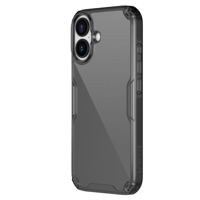 Etui Nillkin Nature TPU Pro na iPhone 17 - półprzezroczyste-czarne