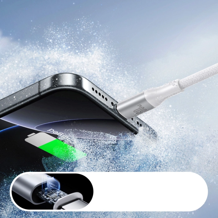 Kabel Joyroom S-A28 Flash Series 60W USB-C - USB-C 2m - biały