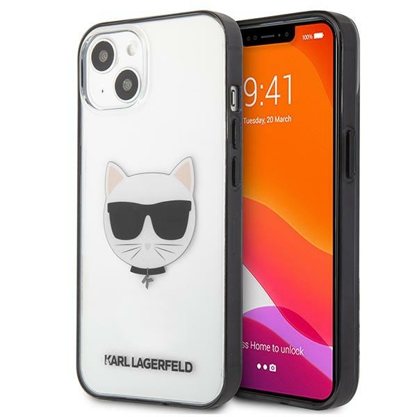Etui KARL LAGERFELD Apple iPhone 13 Mini Ikonik Choupette Bezbarwny Case