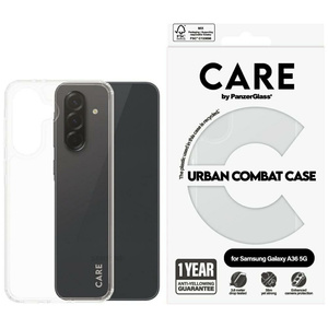 Etui CARE by PanzerGlass Flagship Urban  Combat do Samsung Galaxy A36 5G przezroczysty