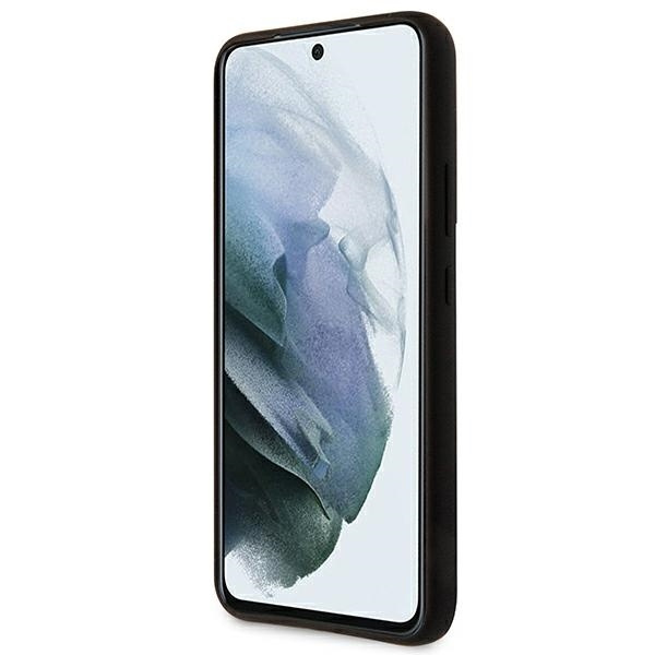 Etui GUESS Samsung Galaxy S22 Plus Silicone Script Metal Logo Czarny Hardcase