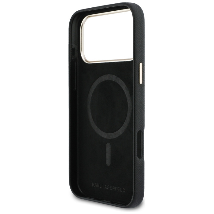 Etui Karl Lagerfeld Karl Head Logo       MagSafe do iPhone 17 Pro Max czarny