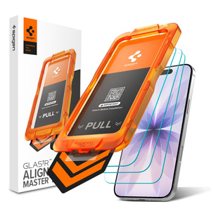 SZKŁO HARTOWANE SPIGEN IPHONE 17 ALM GLAS.TR SLIM 3-PACK CLEAR