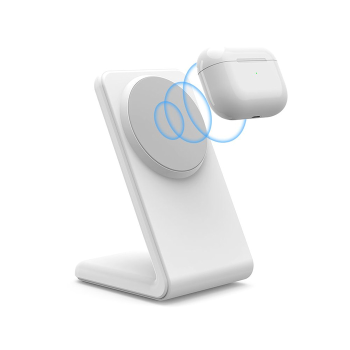 ŁADOWARKA TECH-PROTECT QI15W-A23 MAGNETIC MAGSAFE WIRELESS CHARGER WHITE