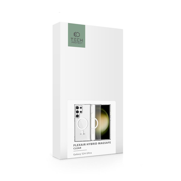 Etui Tech-protect Flexair Hybrid Magsafe Samsung Galaxy S24 Ultra Clear Case