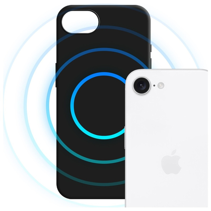 Etui 3MK Hardy MagSilicone do Apple      iPhone 16e czarny