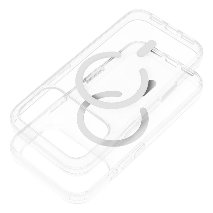 Etui na iPhone 17 Forcell F-Protect Clear Hybrid Premium zgodny z MagSafe transparentne 0INT