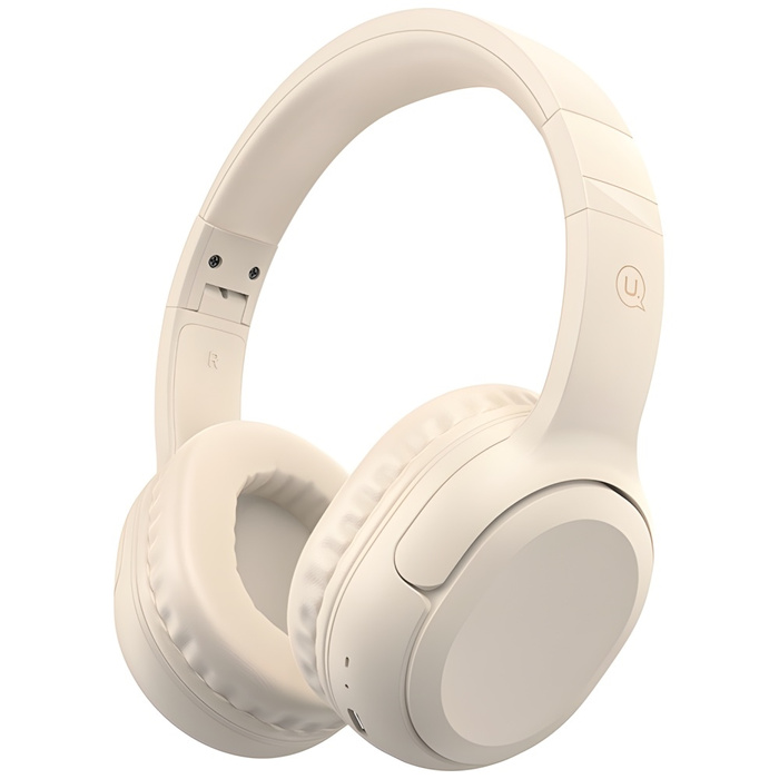 USAMS Słuchawki Bluetooth 5.3 nauszne Yun Series beżowy/beige TDLYEJYX02 (USAMS-YG23)