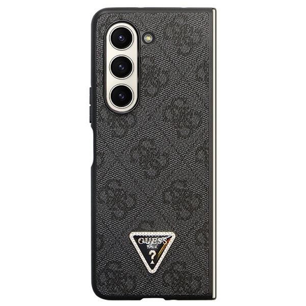Etui Guess GUHCZFD5P4TDPK F946 Galaxy Z Fold 5 czarny/black hardcase Leather 4G Diamond Triangle Case
