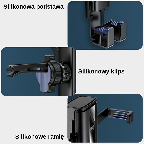 Uchwyt USAMS Do Kratki Wentylacyjnej Gravity ZJ058ZJ01 US-ZJ058 Czarny