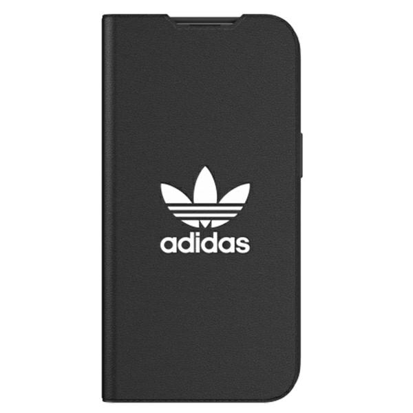 Etui ADIDAS Apple iPhone 13 Booklet Basic Czarny Biały Case