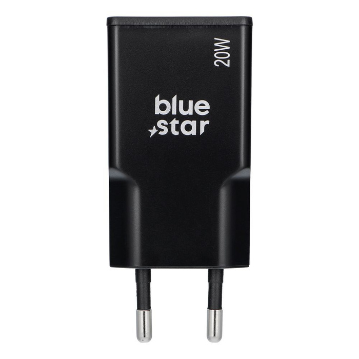 Ładowarka sieciowa do telefonu Blue Star Slim GaN USB QC4.0 PD 3A 20W TFK-SC-20WPD czarna