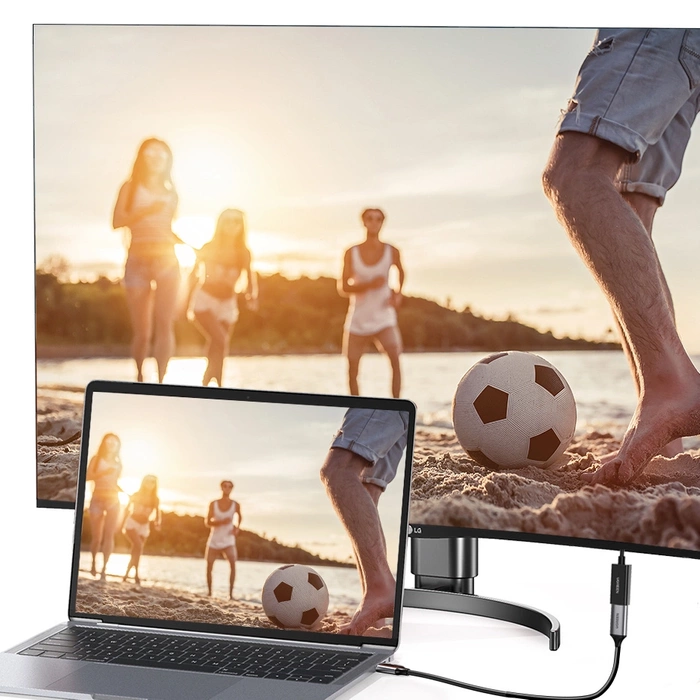 Adapter Ugreen MM137 40363 DisplayPort (męski) do HDMI (żeński) 4K / 1080p - czarny