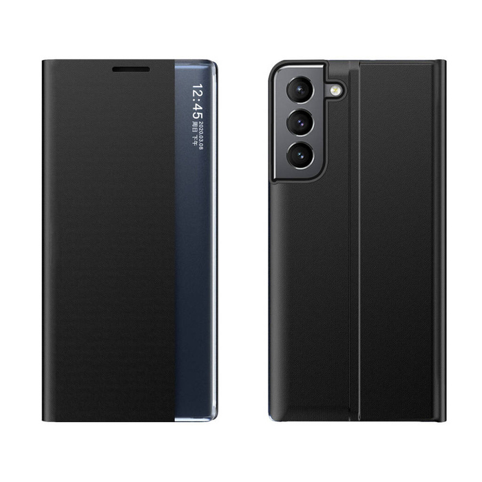 Etui New Sleep Case etui do Samsung Galaxy A14 pokrowiec z klapką podstawka czarne Case