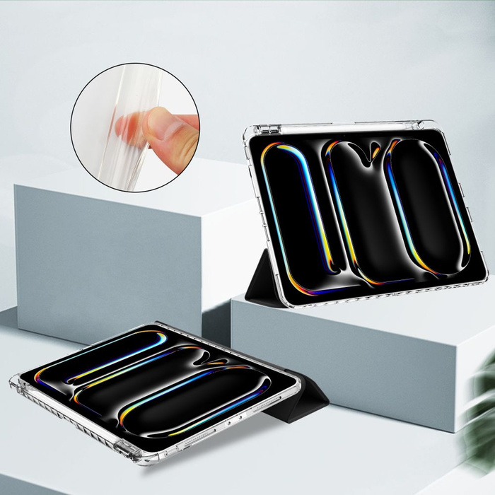 Etui Tech-protect Sc Pen Hybrid iPad Pro 11 5 / 2024 Black/clear Case