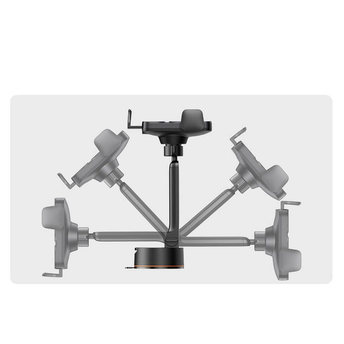 Baseus Wisdom ładowarka indukcyjna uchwyt samochodowy do telefonu na deskę rozdzielczą (przyssawka) czarny